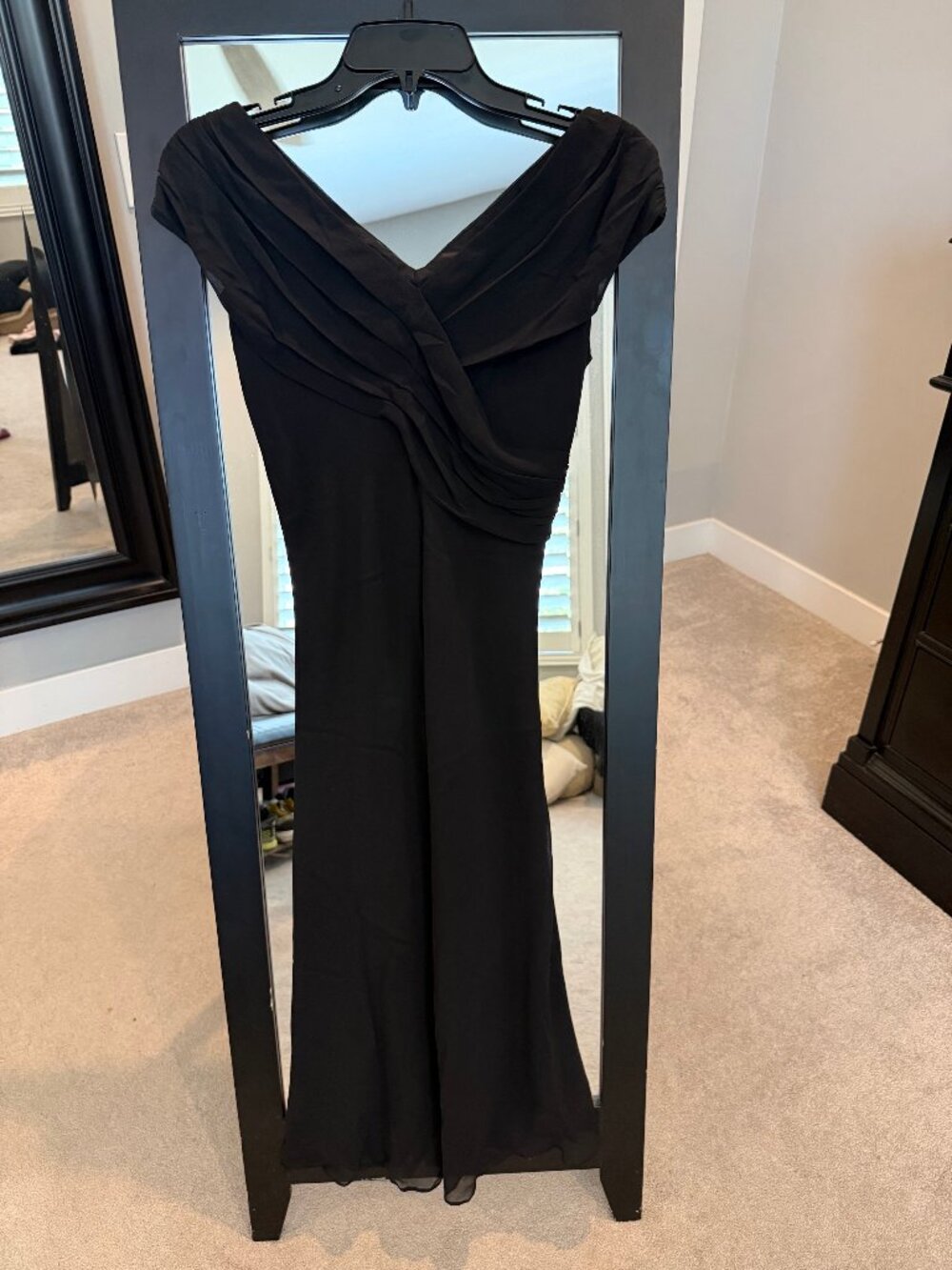 David Warren New York 4P Black Dress - Fit and Flare Bottom
